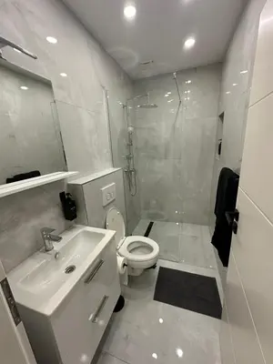 Ein Badezimmer in der Unterkunft Moparts