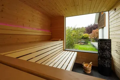 Ein Balkon oder eine Terrasse in der Unterkunft Kreatives Studio mit Galerie