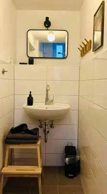 Grundriss der Unterkunft FeelsLikeHome - Stylische und zentrale Altbauwohnung mit Terrasse&Garten