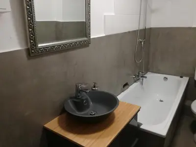 Ein Badezimmer in der Unterkunft Gruga Apartment an der Messe
