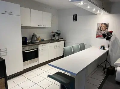 Küche/Küchenzeile in der Unterkunft EG Wohnung mit eigenem Eingang