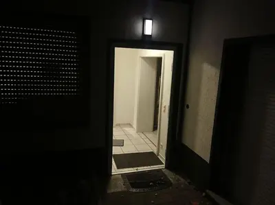Ein Badezimmer in der Unterkunft EG Wohnung mit eigenem Eingang