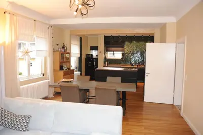 Küche/Küchenzeile in der Unterkunft Luxuriöse Wohnung in Schwerte