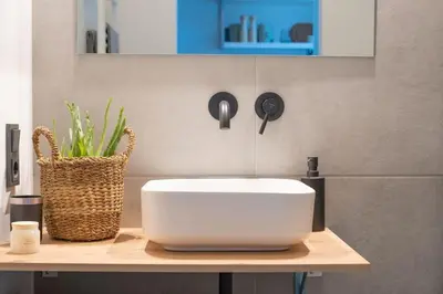 Küche/Küchenzeile in der Unterkunft Design Altbautraum City von Wuppertal - Nähe DUS & Dortmund & Köln & Essen
