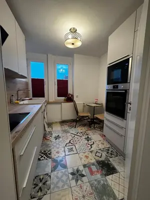 Küche/Küchenzeile in der Unterkunft Paris: Messe-, Business-, Ferienwohnung