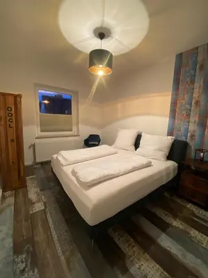 Ein Bett oder Betten in einem Zimmer der Unterkunft Rotterdam: Messe-, Business-, Ferienwohnung