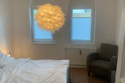 Ein Bett oder Betten in einem Zimmer der Unterkunft Großzügige Wohnung Bochum-Gerthe