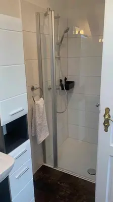 Ein Badezimmer in der Unterkunft Großzügige Wohnung Bochum-Gerthe
