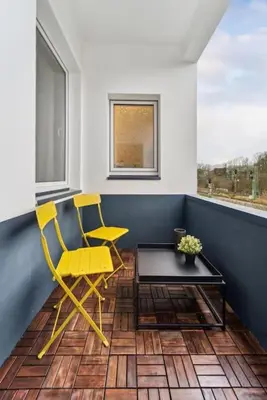 Ein Sitzbereich in der Unterkunft Altbautraum im Zooviertel - Nähe DUS & Dortmund & Köln & Essen