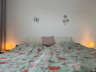 Ein Bett oder Betten in einem Zimmer der Unterkunft Ruhrpott Residenz - 3 Zimmer Suite - 70qm mit Balkon