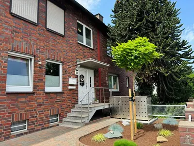 Das Gebäude in dem sich die Ferienwohnung befindet