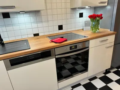 Küche/Küchenzeile in der Unterkunft Ruhrpott Residenz - 3 Zimmer Suite - 70qm mit Balkon