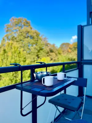 Ein Balkon oder eine Terrasse in der Unterkunft Easy and Cozy