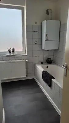 Küche/Küchenzeile in der Unterkunft Ferienwohnung Gästehaus Bauer 2