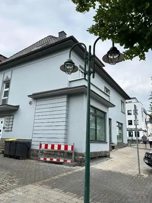 Das Gebäude in dem sich die Ferienwohnung befindet