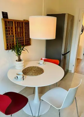 Küche/Küchenzeile in der Unterkunft FeelsLikeHome - Wunderschöne und zentrale Wohnung mit Balkon&Parkplatz