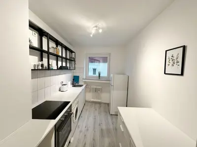 Küche/Küchenzeile in der Unterkunft Cozy Apartment in Wuppertal