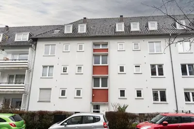 Das Gebäude in dem sich die Ferienwohnung befindet