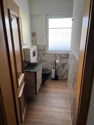 Ein Sitzbereich in der Unterkunft Voll Ausgestattetes Appartment in Bergkamen-Oberaden