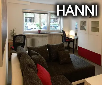 Ein Sitzbereich in der Unterkunft Apartments Essen-Rüttenscheid