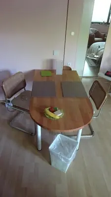 Ein Sitzbereich in der Unterkunft Guest Apartment Unterbach