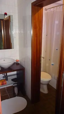 Ein Badezimmer in der Unterkunft Guest Apartment Unterbach