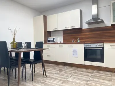 Küche/Küchenzeile in der Unterkunft Privates & gemütliches Appartement inklusive Parkplatz