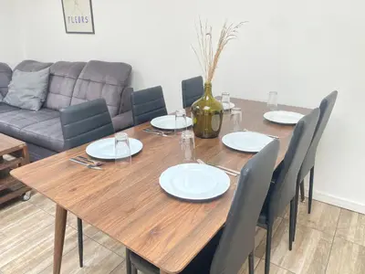 Ein Sitzbereich in der Unterkunft Privates & gemütliches Appartement inklusive Parkplatz