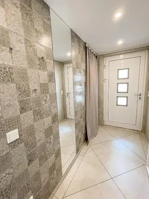 Ein Badezimmer in der Unterkunft Ferienwohnung Fiete mit eigenem Eingang