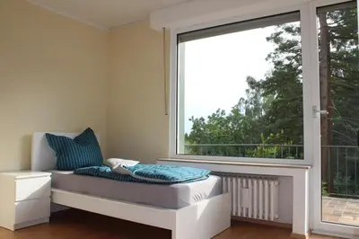 Ein Bett oder Betten in einem Zimmer der Unterkunft Mont Apartments