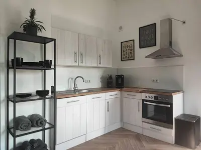 Küche/Küchenzeile in der Unterkunft Stilvolles Appartment in Hagen