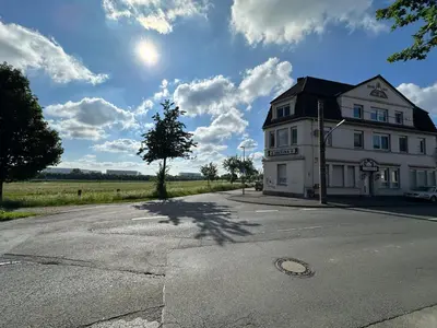 Das Gebäude in dem sich die Ferienwohnung befindet