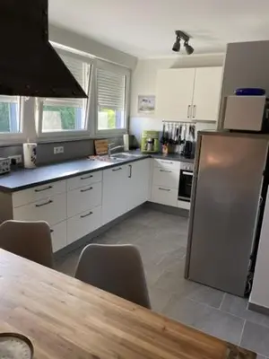 Küche/Küchenzeile in der Unterkunft WorkersHome