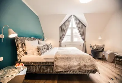Ein Bett oder Betten in einem Zimmer der Unterkunft Landhotel Voshövel