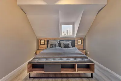 Ein Bett oder Betten in einem Zimmer der Unterkunft Zeche trifft Villa Apartments by Cordis Sky für bis zu 4 Personen 5 Minuten zur Messe Essen oder Hauptbahnhof