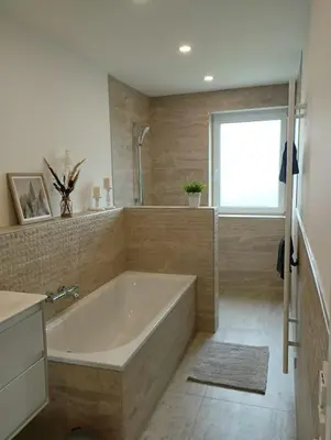 Ein Badezimmer in der Unterkunft Wohnung in Werne