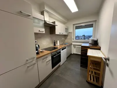 Küche/Küchenzeile in der Unterkunft Moderne Ferienwohnung für 4 Personen im Herzen von Marl*Netflix*Nespresso*