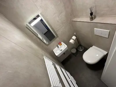 Ein Badezimmer in der Unterkunft Moderne Ferienwohnung für 4 Personen im Herzen von Marl*Netflix*Nespresso*