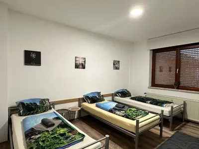 Ein Sitzbereich in der Unterkunft Duisburg FeelHome,Flughafen nah,6-8 Pers,Badewanne,Zentral,Terrasse,Ground Floor