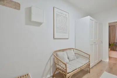 Grundriss der Unterkunft Goodliving Apartments Studio mit Balkon & Netflix