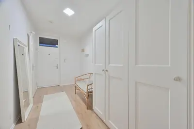 Grundriss der Unterkunft Goodliving Apartments Studio mit Balkon & Netflix