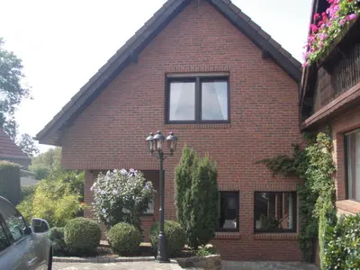 Ein Garten an der Unterkunft Ferienhaus am Ternscher See