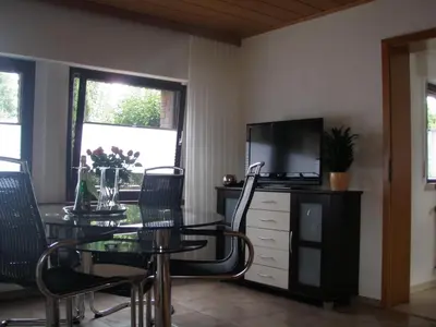 TV/Unterhaltungsangebot in der Unterkunft Ferienhaus am Ternscher See