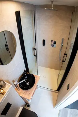 Ein Badezimmer in der Unterkunft Boutique Apartment 3 Oberhausen
