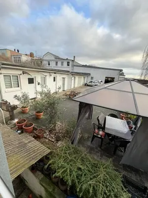 Das Gebäude in dem sich die Ferienwohnung befindet