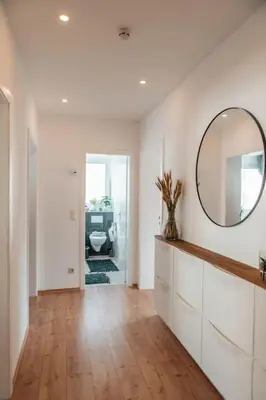 Grundriss der Unterkunft bright & grey - Netflix - City - Wifi - 4 Person