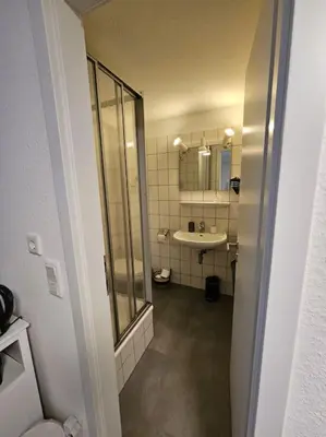 Ein Badezimmer in der Unterkunft Apartment Tanne