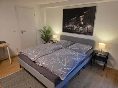 Ein Bett oder Betten in einem Zimmer der Unterkunft Apartment Tanne