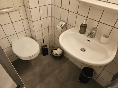 Ein Badezimmer in der Unterkunft Apartment Tanne