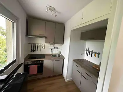 Küche/Küchenzeile in der Unterkunft Modernes 1-Zimmer Appartment !